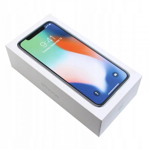 Коробка iPhone X Silver