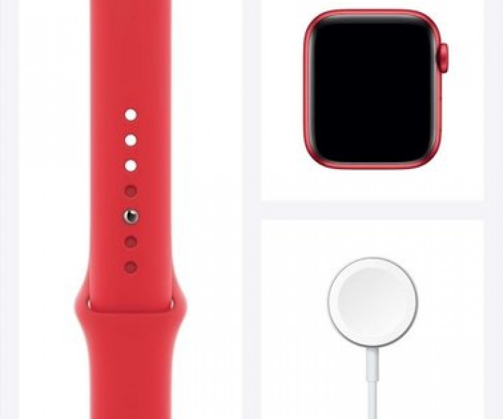 Apple Watch Series 6 GPS 44mm (PRODUCT)RED Aluminum Case w. (PRODUCT)RED Sport B. (M00M3) 