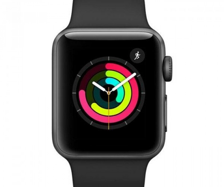 Apple Watch Series 3 GPS 42mm Space Grey Aluminium Case with Black Sport Band MTF32 бу