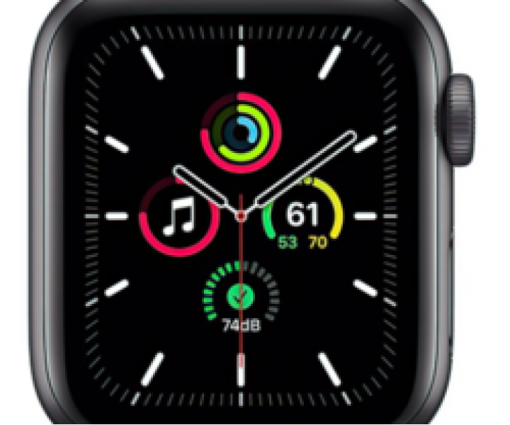 Apple Watch SE GPS + Cellular 44mm Space Gray Aluminum Case with Charcoal Sport L. (MYEU2/MYF12) б/у
