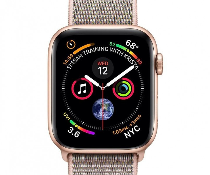 Apple Watch Series 4 44mm Gold Alum. w. Pink Sand Sport Loop (MU6G2) б/у