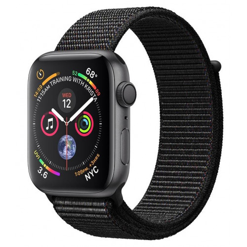 Apple Watch Series 4 GPS 44mm Gray Alum. w. Black Sport l. Gray Alum. (MU6E2) б/у
