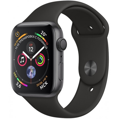 Apple Watch Series 4 GPS + LTE 40mm Gray Alum. w. Black Sport b. Gray Alum. (MTUG2, MTVD2) б/у