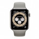 Apple Watch 6 4G 44mm Titanium Case with M/L Light Gray Sport Band (M0H23)