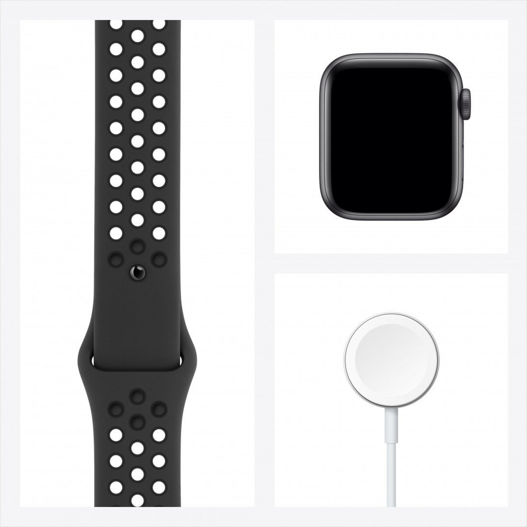 Apple Watch 6 40mm 4G Graphite Stainless Steel Case with Graphite Milanese Loop (M06Y3)