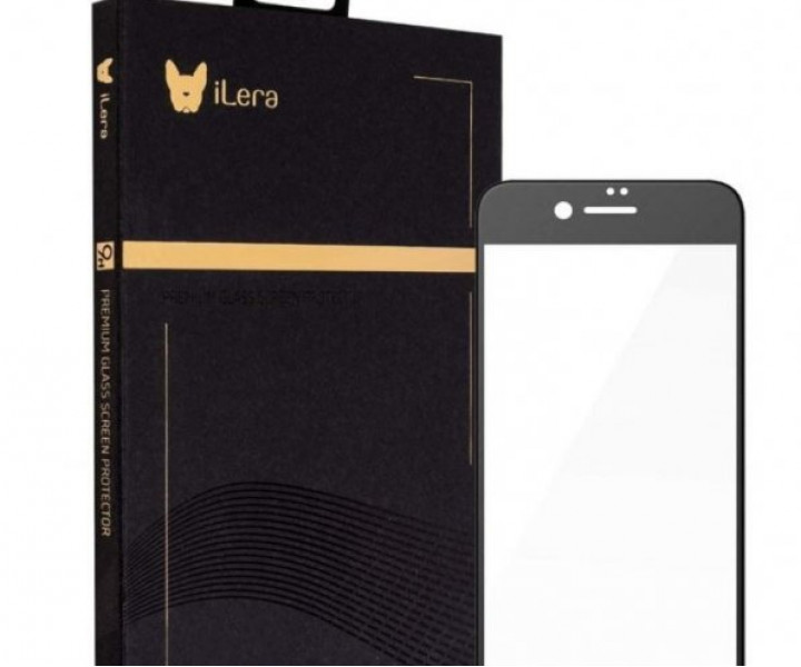 Защитное стекло iLera iPhone 7Plus/8Plus Black