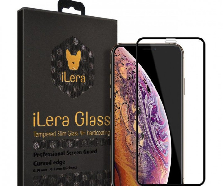 Защитное стекло iLera iPhone X/XS/11Pro 3D Black