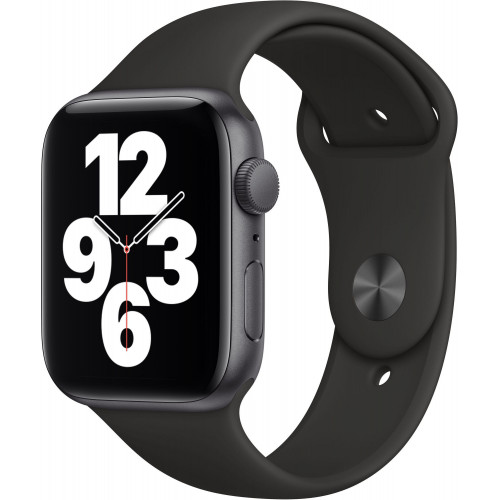 Apple Watch SE GPS 44mm Space Gray Aluminum Case w. Black Sport B. (MYDT2) б/у
