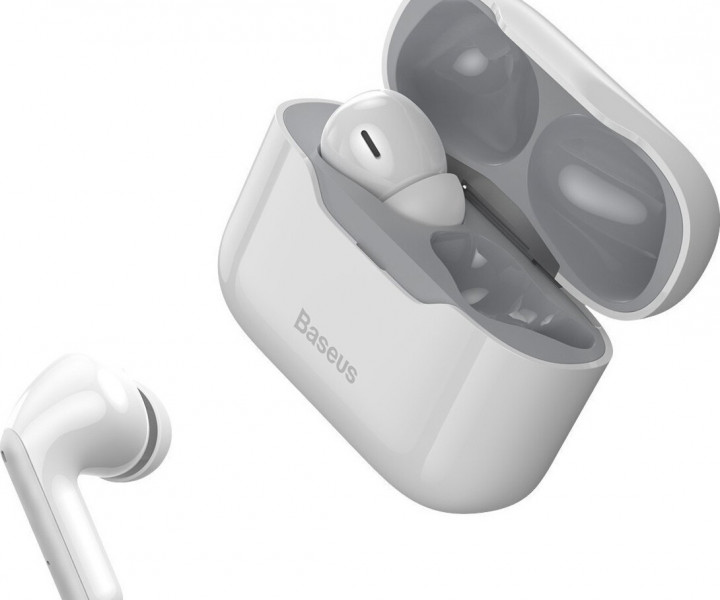 Наушники Baseus SIMU ANC True Wireless Earphone S1 White NGS1-02