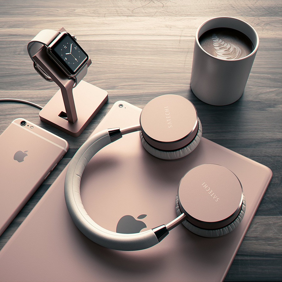 Наушники Satechi Aluminum Wireless Headphones