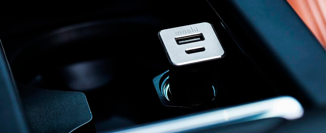 Moshi USB-C Car Charger Black