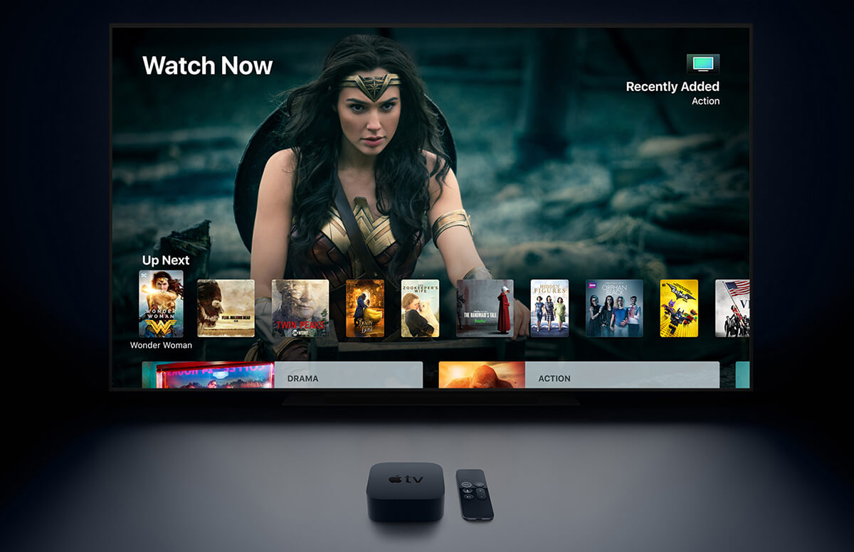 Apple TV 4K контент