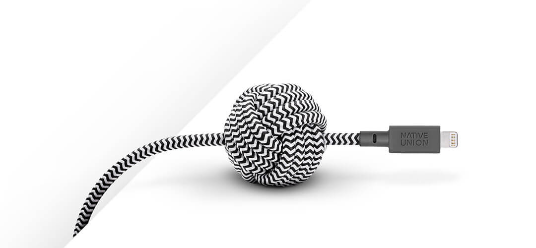 Native Union Night Cable Zebra (3m)