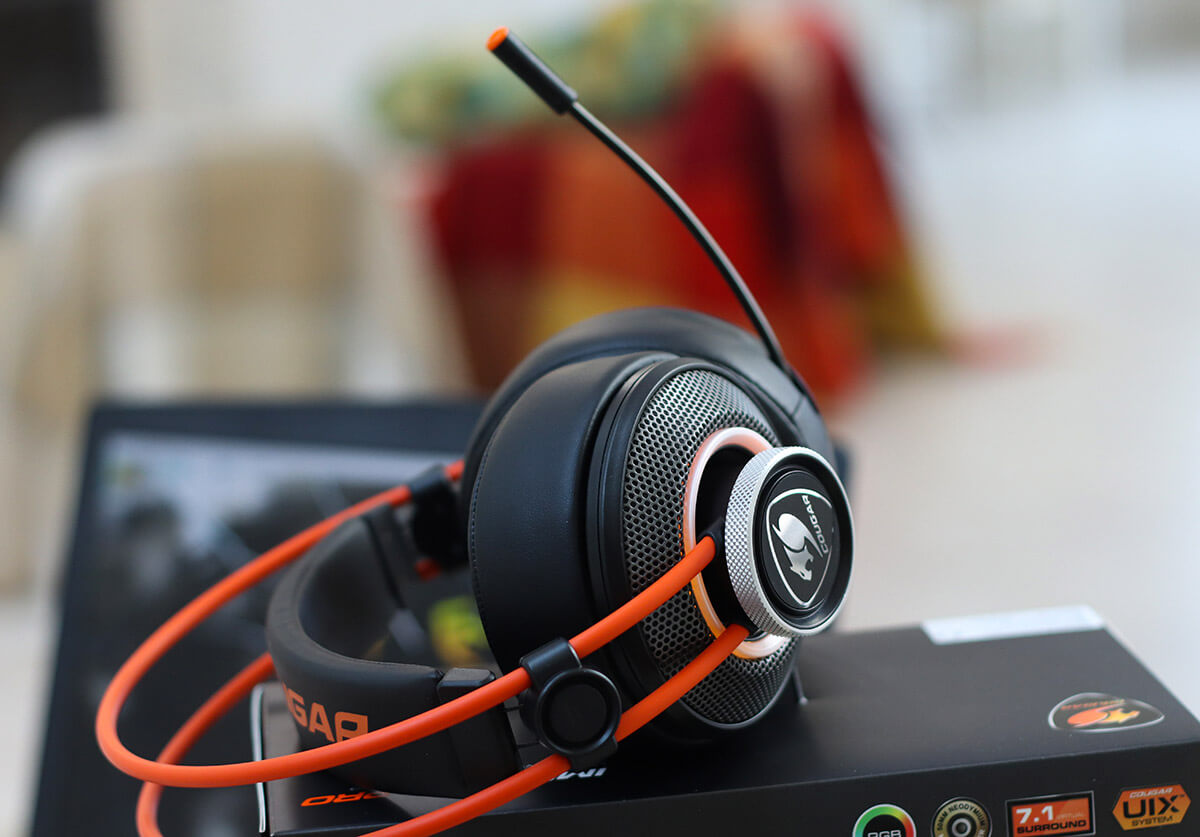 Наушники Cougar Immersa Pro RGB подсветка, 7.1 Virtual
