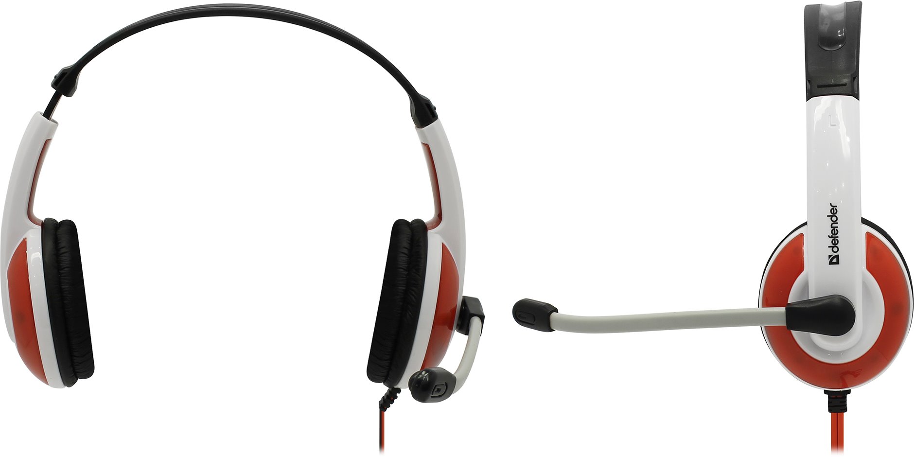 Наушники Defender Warhead G-120 Red/White
