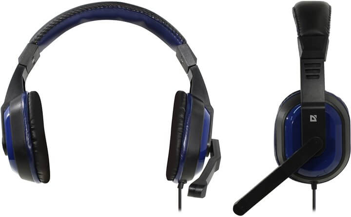 Наушники Defender Warhead G-190 Black/Blue