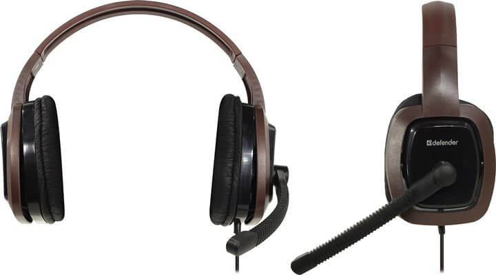 Наушники Defender Warhead G-250 Black/Brown