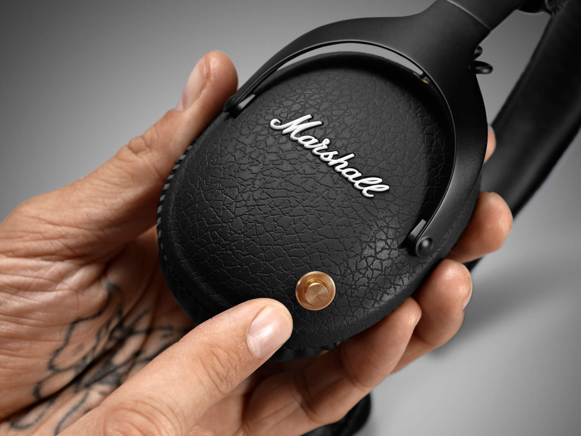 Наушники Marshall Headphones Monitor Bluetooth Black