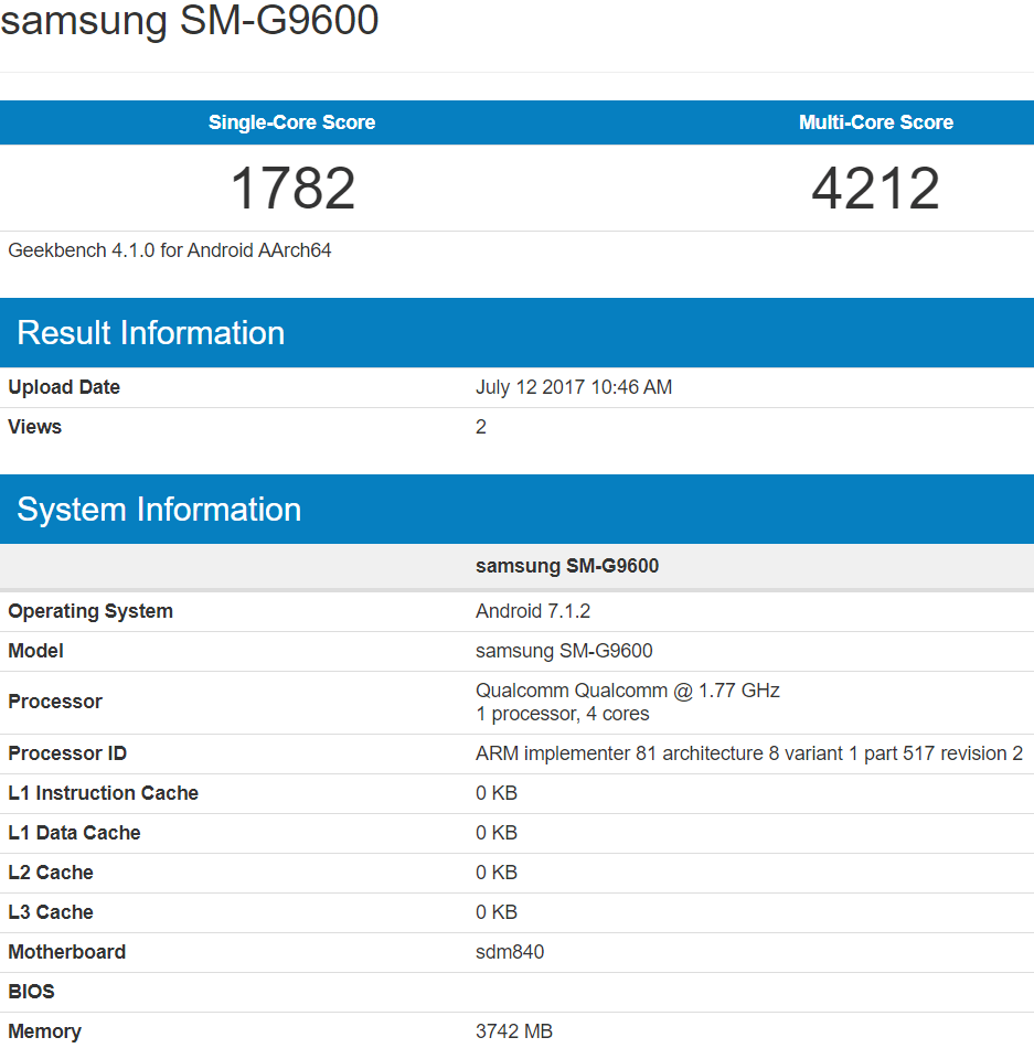Samsung G9600 Galaxy S9 64GB