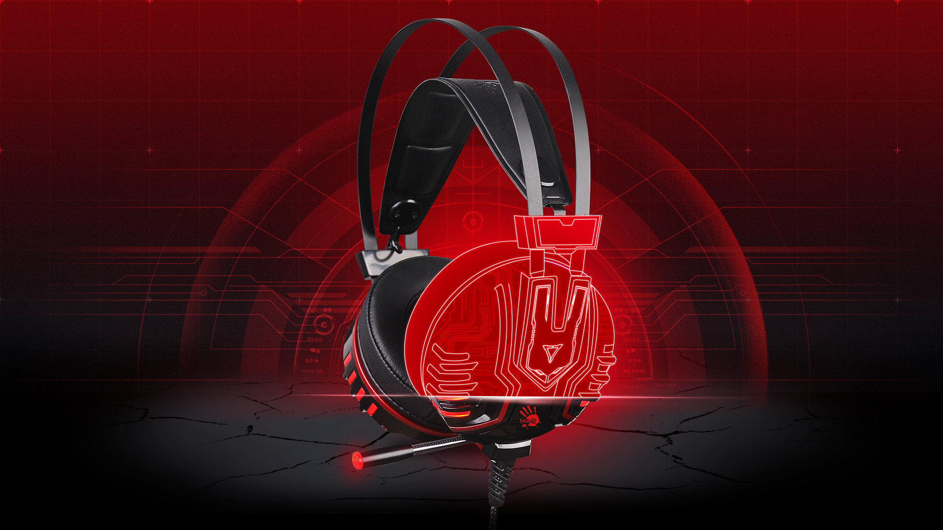 Гарнитура Bloody M615 Black