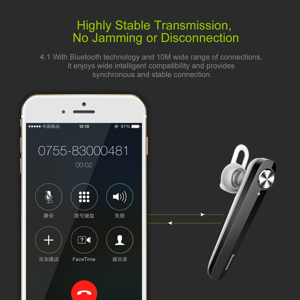 Bluetooth гарнитура Baseus Timk Series Earphones