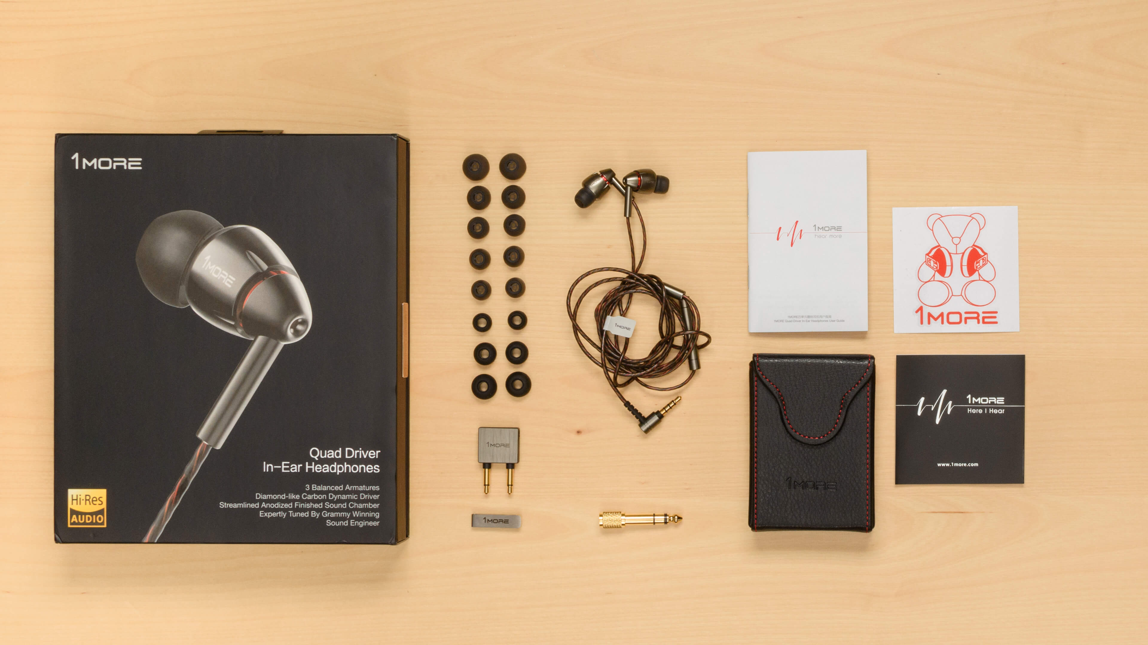 Наушники 1MORE Quad Driver In-Ear Headphones E1010