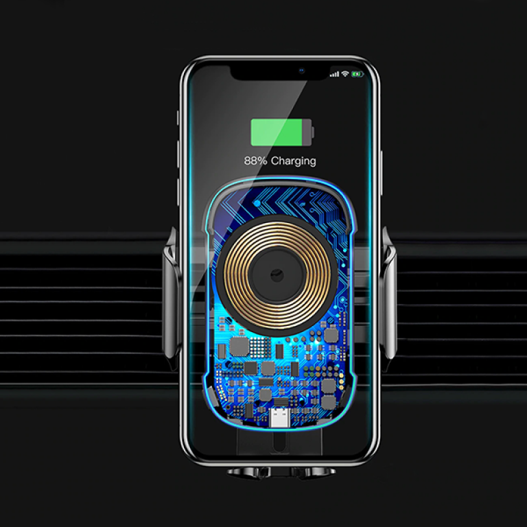 Фото 2 Baseus Light Electric Holder Wireless Charger 15W
