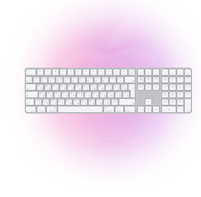 Фото 1 Клавіатура Apple Magic Keyboard TouchID+Numeric Keypad(MK2C3)