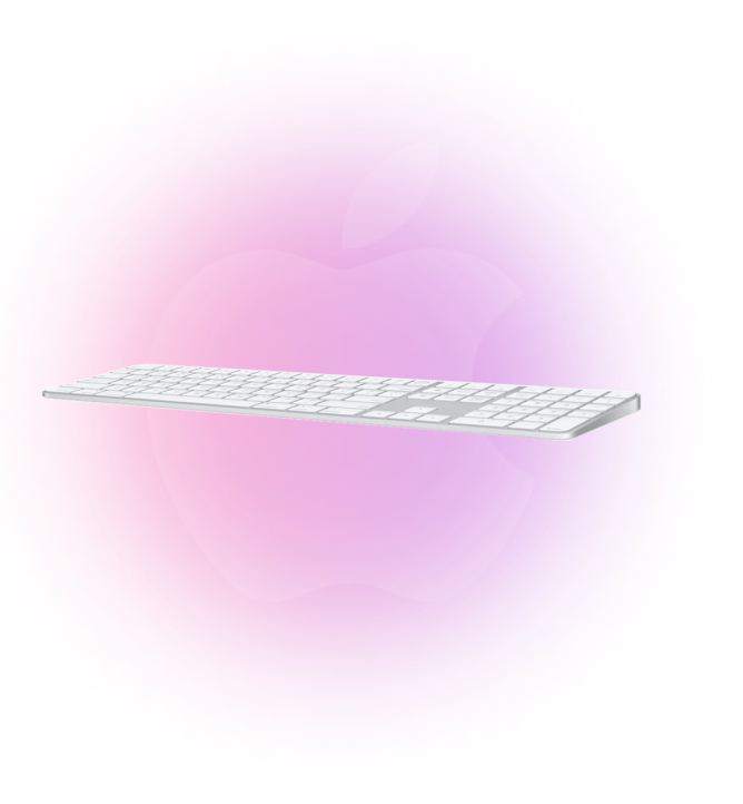 Фото 2 Клавіатура Apple Magic Keyboard TouchID+Numeric Keypad(MK2C3)